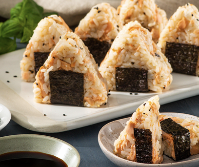 SalmonBlackSesameOnigiri