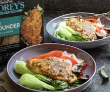 Garlic Flounder recipe