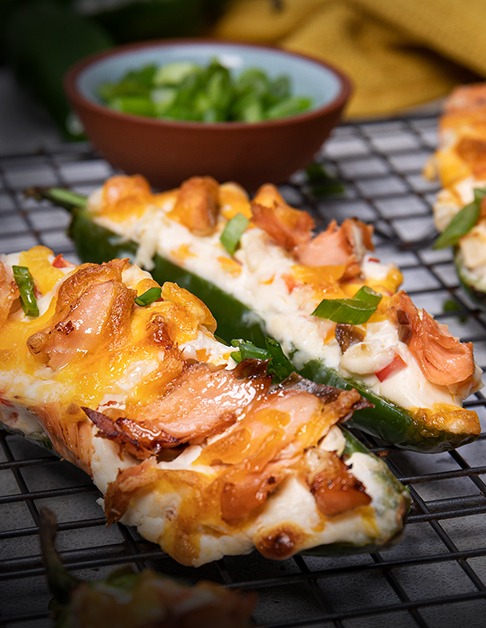 Salmon Jalapeño Poppers