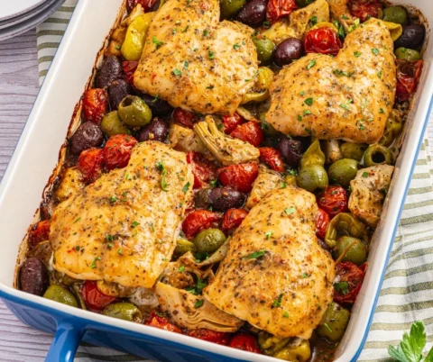 Oven-Roasted Mediterranean Flounder