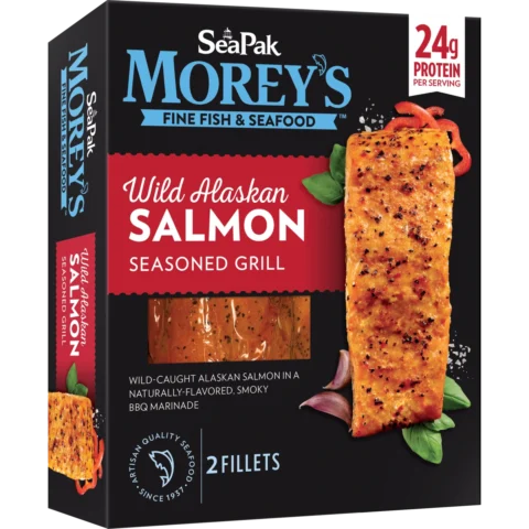 Morey's Wild Alaskan Salmon Seasoned Grill