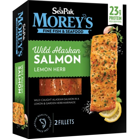 Morey's Wild Alaskan Salmon Lemon Herb