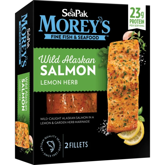 Morey's Wild Alaskan Salmon Lemon Herb