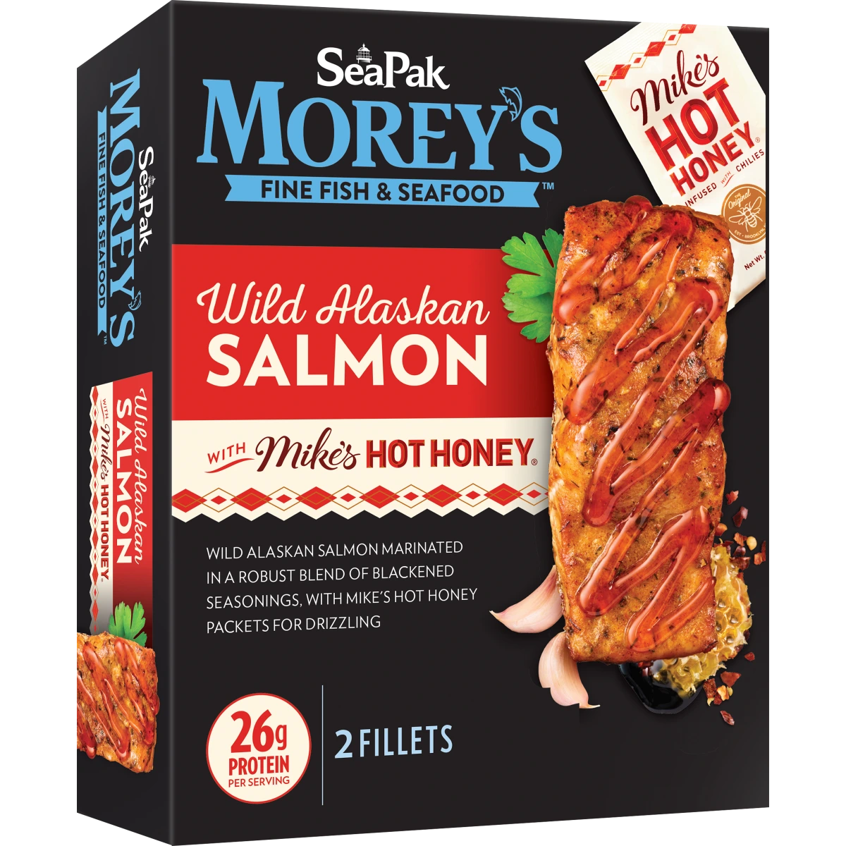 Wild Salmon With Mike’s Hot Honey